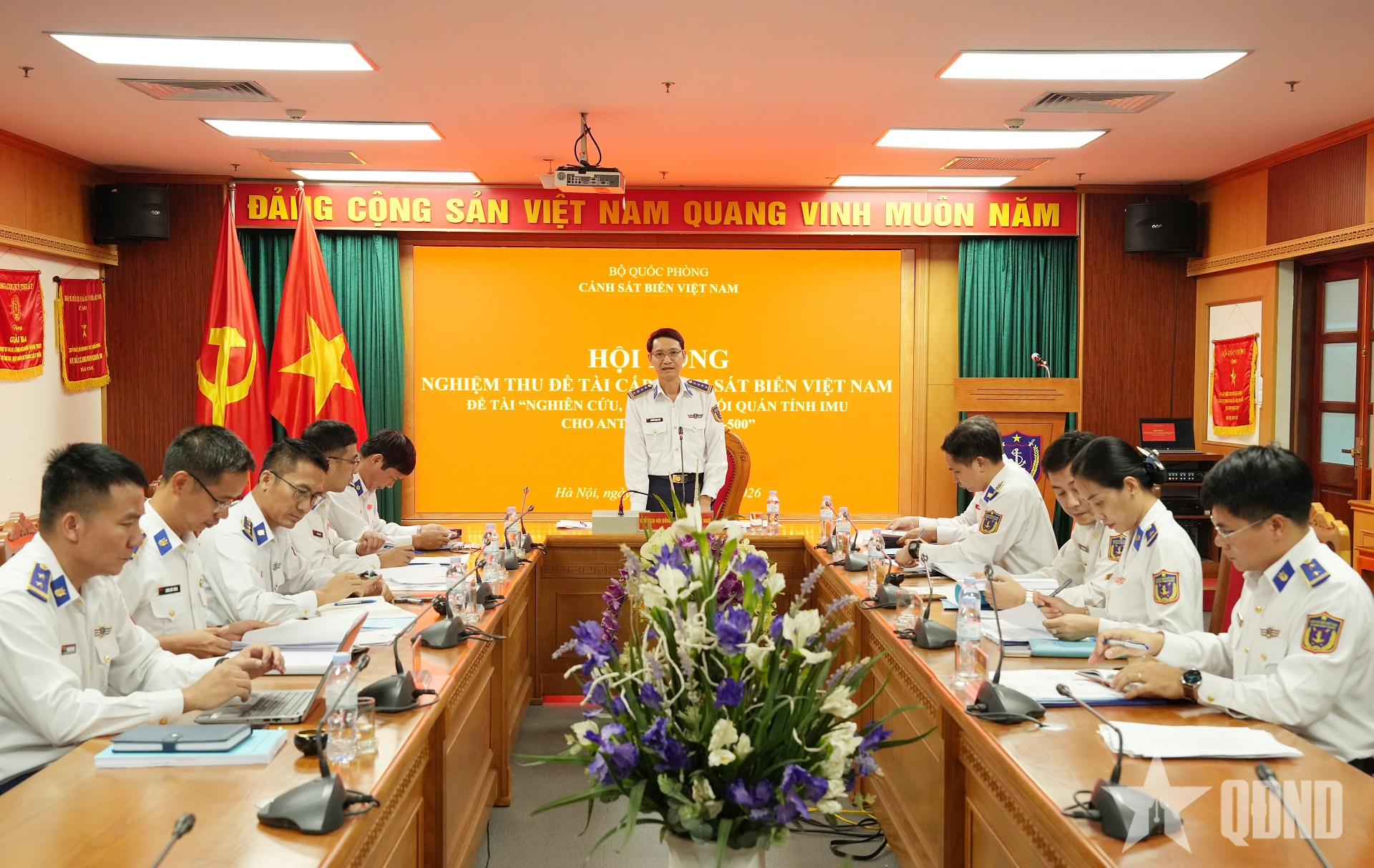 Cảnh sát biển Việt Nam nghiệm thu đề tài nghiên cứu, chế tạo khối quán tính IMU