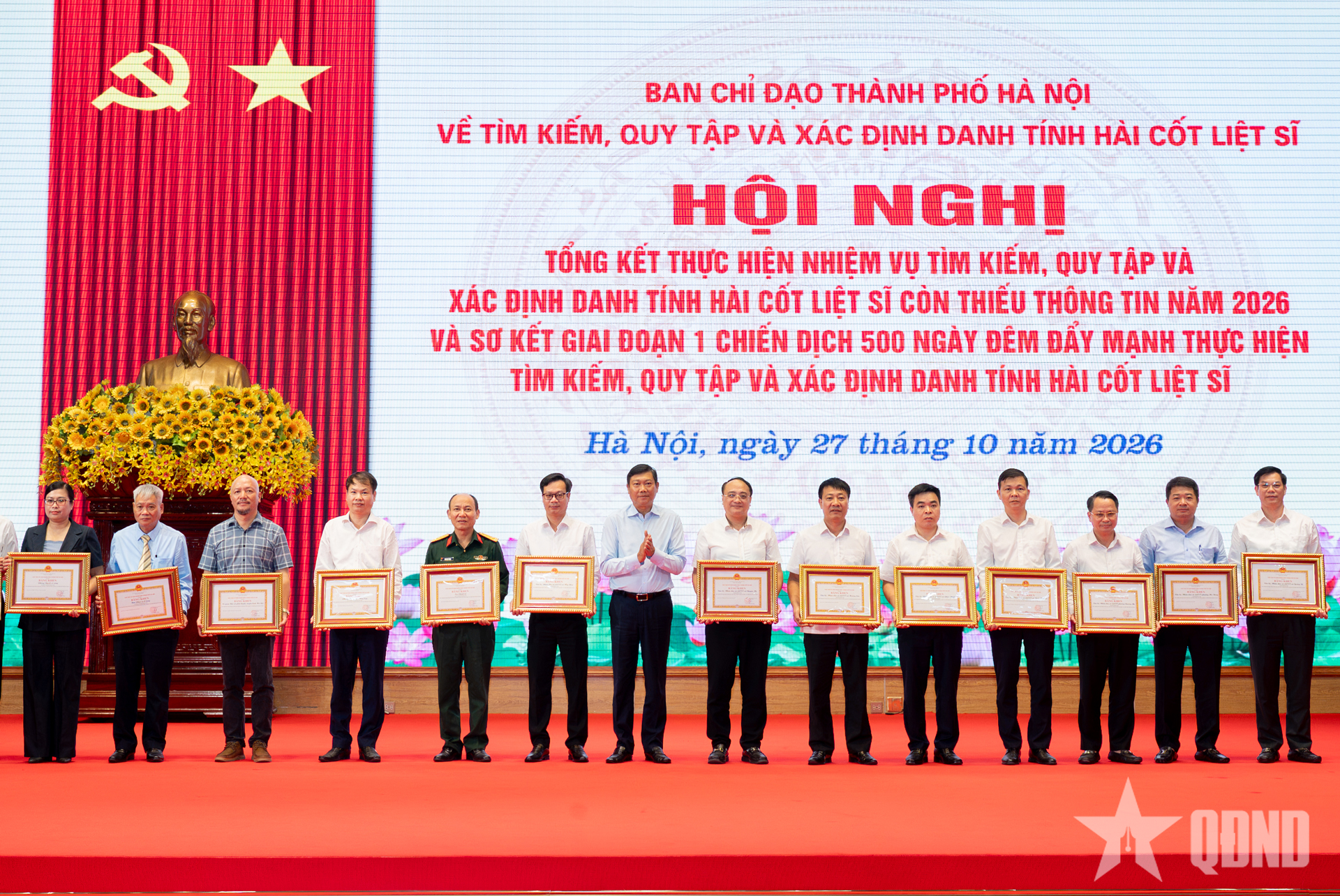 Ban Chỉ đạo 515 TP Hà Nội tổng kết công tác tìm kiếm, quy tập và xác định danh tính hài cốt liệt sĩ năm 2026