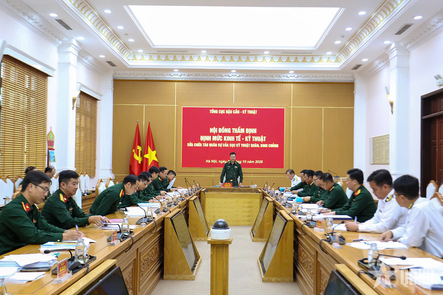 Tổng cục Hậu cần - Kỹ thuật: Thẩm định định mức kinh tế - kỹ thuật sửa chữa tàu quân sự