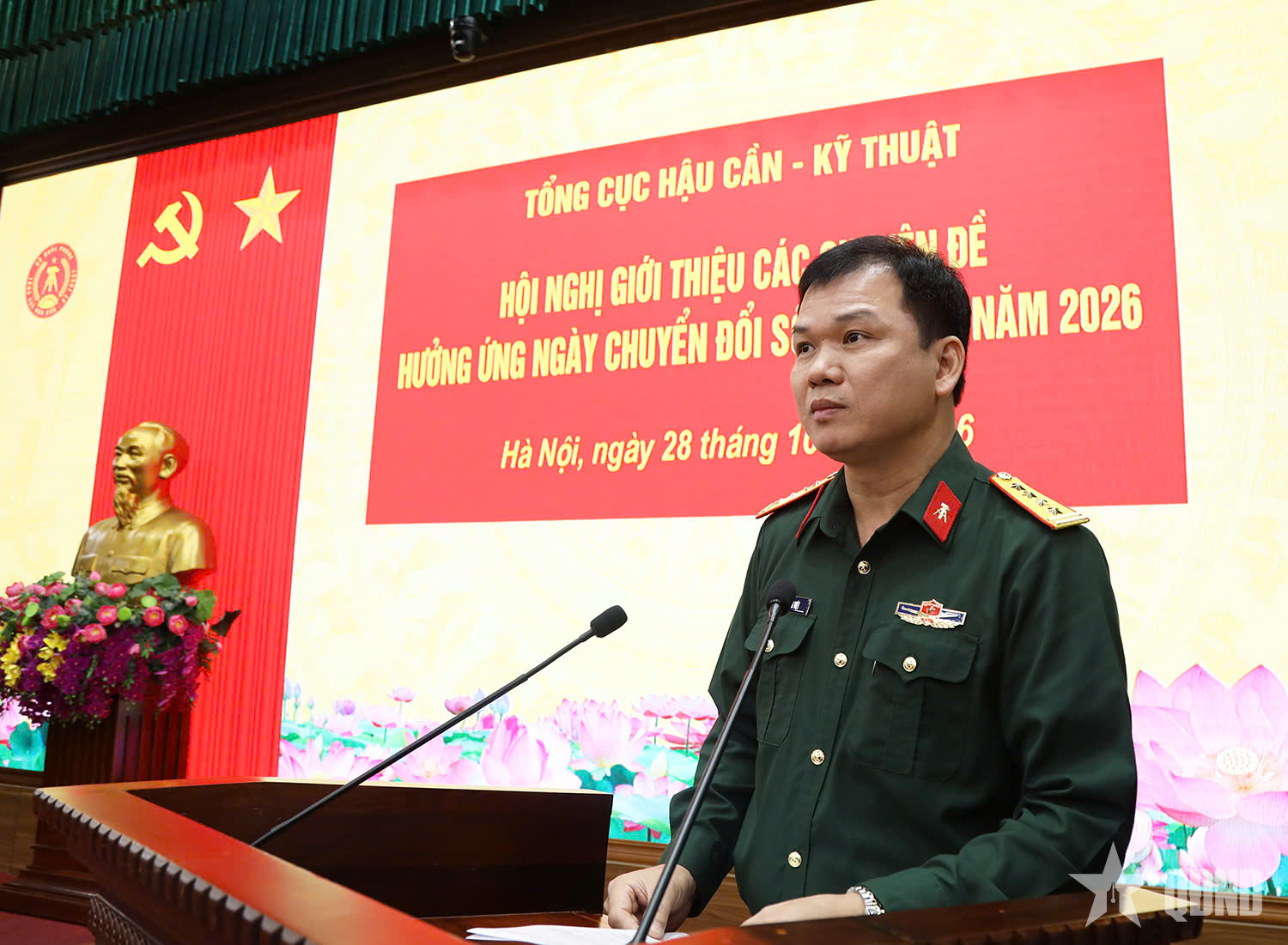 Tổng cục Hậu cần-Kỹ thuật hưởng ứng Ngày Chuyển đổi số quốc gia