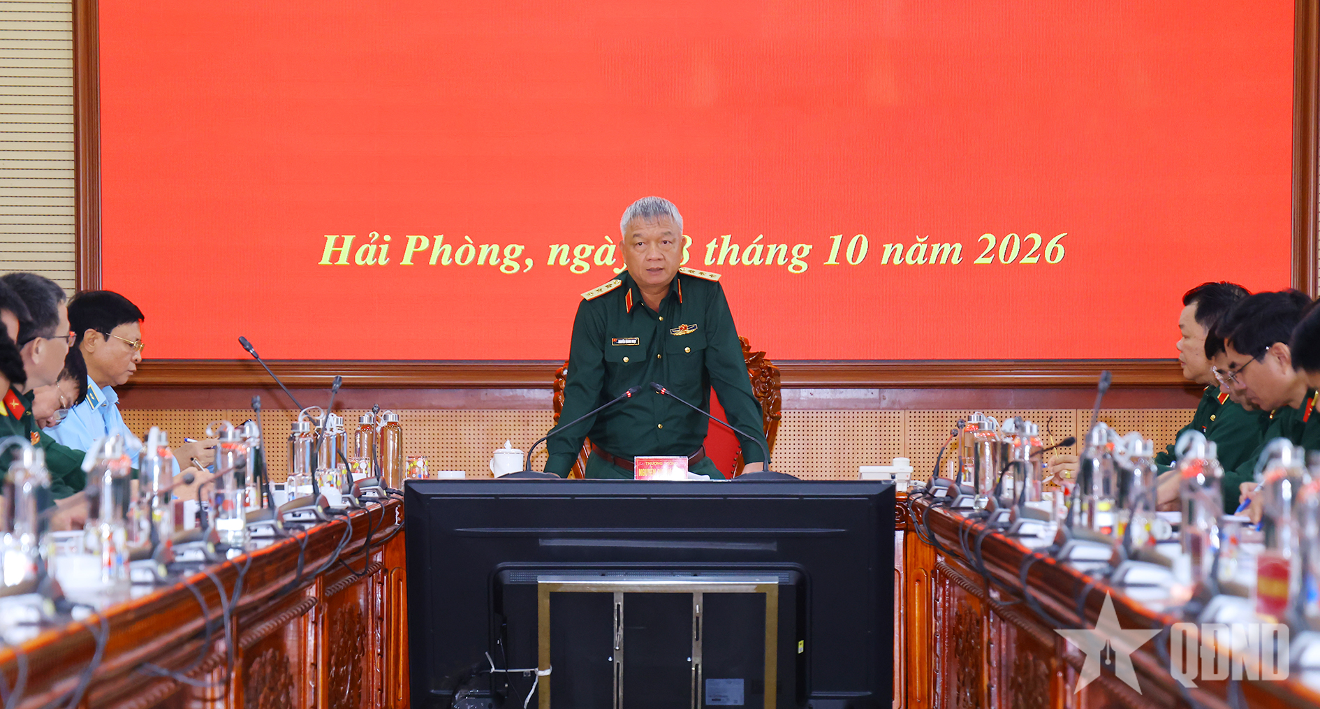 Thượng tướng Nguyễn Quang Ngọc làm việc với Quân khu 3 về thực hiện dự án kinh tế kết hợp quốc phòng