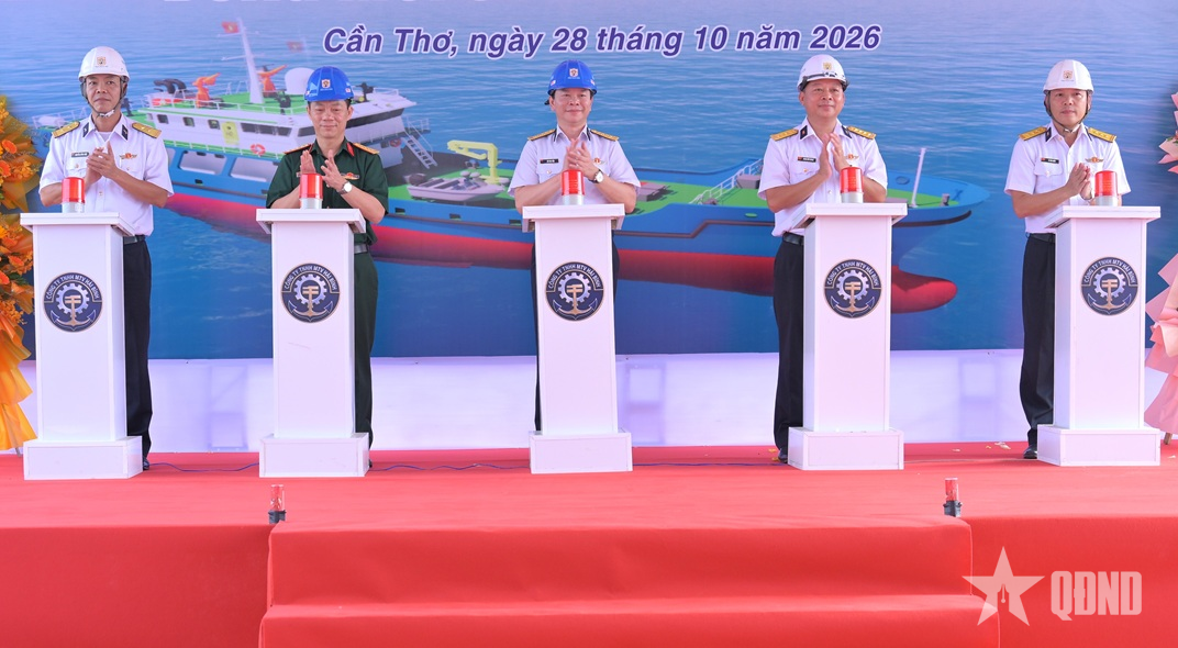 Nhà máy X55 Hải quân khởi công đóng mới 4 tàu quân sự