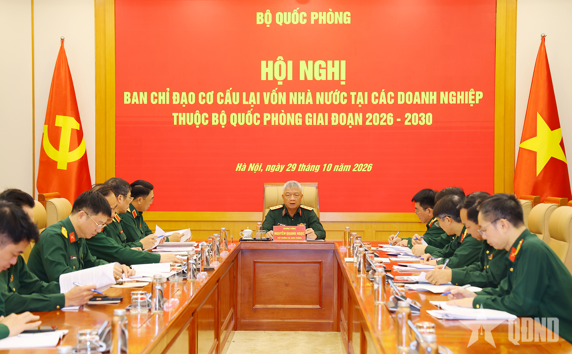 Thượng tướng Nguyễn Quang Ngọc: Tập trung cơ cấu lại vốn nhà nước tại các doanh nghiệp Quân đội

