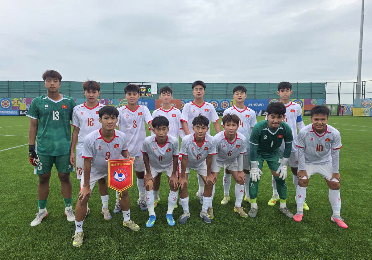 U15 Việt Nam tiếp tục gây ấn tượng tại U15 World Cup & Festival 2026


