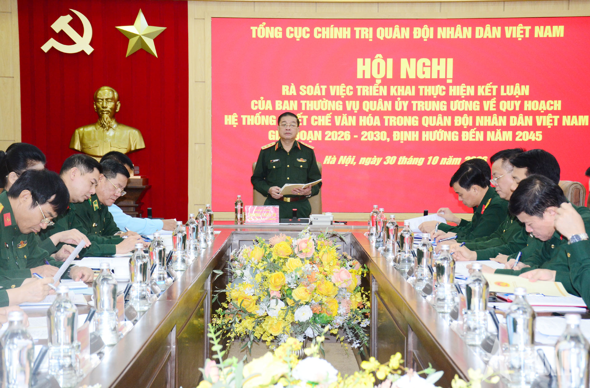 Rà soát kỹ việc sắp xếp lại quy hoạch hệ thống thiết chế văn hóa trong Quân đội