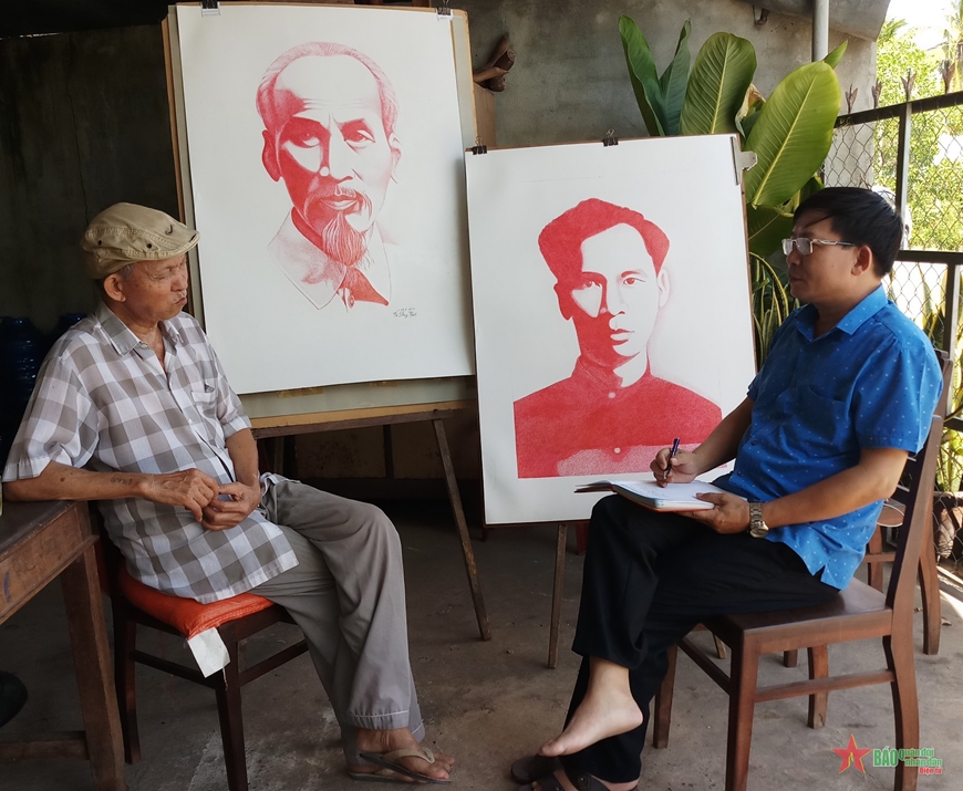 Vẽ Chân Dung Bác - (Drawing Uncle Ho\'s Portrait) Vẽ chân dung Bác Hồ không chỉ là việc tạo ra một tác phẩm nghệ thuật, mà còn là cách để giữ gìn và tôn vinh di sản văn hóa của dân tộc. Bức tranh này sẽ cho bạn thấy tình yêu và lòng kính trọng của người Việt Nam dành cho người cha cả của đất nước.