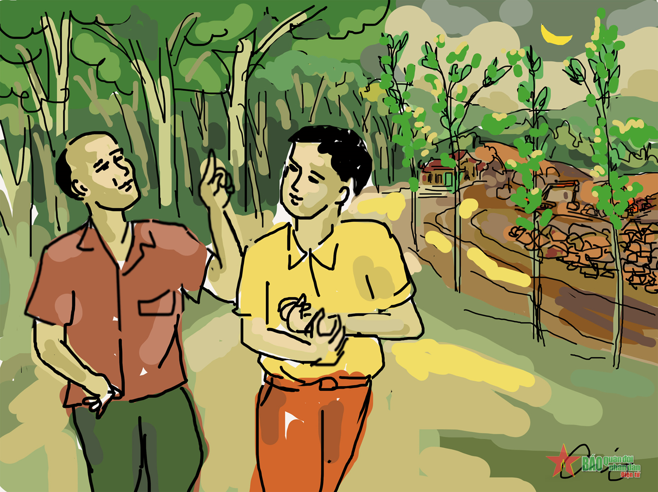 Truyện ngắn: Cây đón trăng