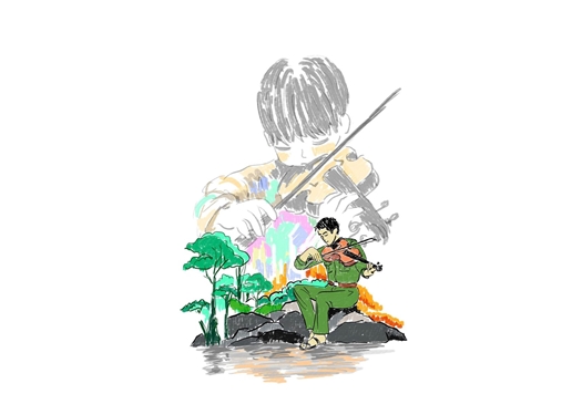 Những phím đàn dưới trăng