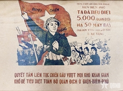 Tranh cổ động - vũ khí sắc bén trong Chiến dịch Điện Biên Phủ