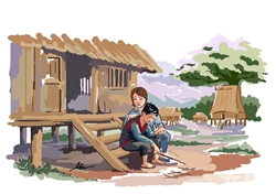 Dưới gốc cây kơ nia