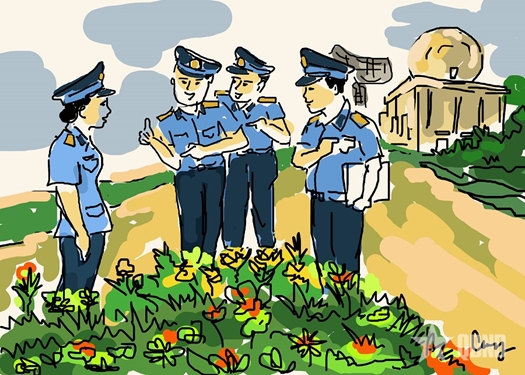 "Cánh sóng nữ" trên đỉnh núi
