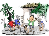 Mưa về trên khu vườn cũ