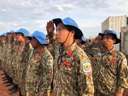 越南参加联合国维和活动的烙印