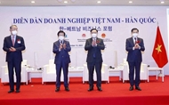 越南国会主席王廷惠出席越韩企业论坛