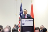 越南政府总理范明政与美国企业界代表会面