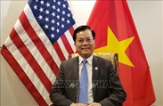 越南外交部副部长何金玉就范明政总理访美成果接受记者采访