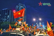 越南举国狂欢 庆祝U23球队赢得金牌