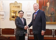 国会主席王廷惠出席越英经贸高级别座谈会 会见伦敦金融城代理市长