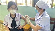 越南促进儿童接种新冠疫苗宣传活动