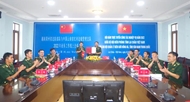 越南莱州省边防部队与中国云南省红河边境管理支队举行2022年业务工作会谈