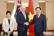 越南国会主席王廷惠会见澳大利亚总督戴维·赫尔利