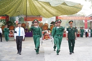 西宁省为在柬埔寨牺牲的烈士举行追悼会和安葬仪式