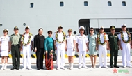 中国人民解放军海军训练舰访问岘港市