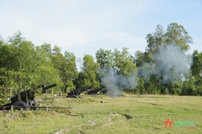 第九军区圆满完成步兵营实弹射击演习
