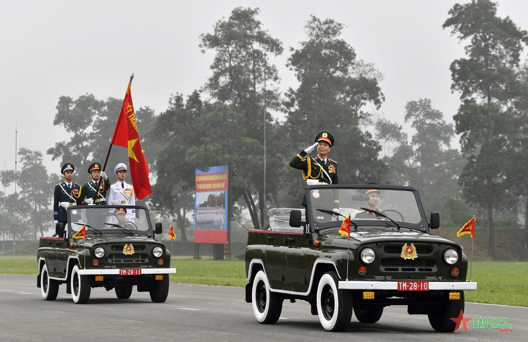 	为庆祝奠边府大捷70周年 各武装力量方队埋头苦练