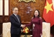 越南国家代主席会见前来拜别的日本驻越南大使