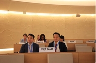 联合国人权理事会通过由越南共同提案的决议