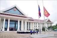 老挝为阮富仲总书记举行国葬