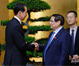 越南政府总理范明政会见中国驻越南大使何炜