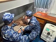 海警四区司令部及时为急救土珠岛遇险的军人提供协助