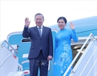 越共中央总书记苏林和夫人圆满结束对白俄罗斯的国事访问