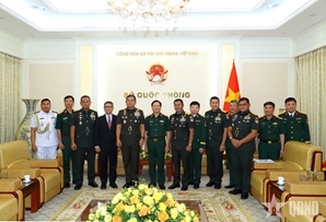 阮新疆大将会见印度尼西亚陆军司令