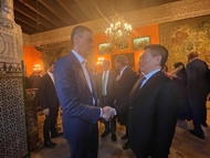 胡德福会见西班牙首相佩德罗·桑切斯和芬兰对外贸易与发展部长