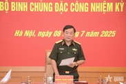 黄春战上将主持会议 通过了特工兵种党部代表大会筹备工作