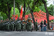 纪念八月革命胜利和国庆80周年第二次阅兵游行合练在巴亭广场举行