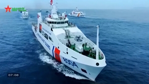 越南海警8004舰在民族盛会中坚守在风头浪尖上