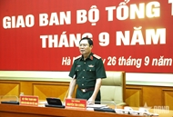 越南人民军总参谋部召开九月交办会议