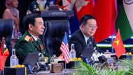 潘文江大将在第19届东盟国防部长会议和第12届东盟防长扩大会议的活动（组图）