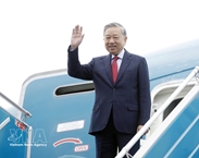 苏林总书记启程赴美出席加沙和平委员会开幕会议