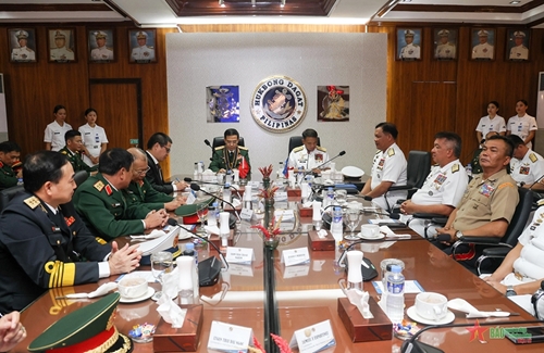 View - 	ນໍາການຮ່ວມມືດ້ານປ້ອງກັນຊາດ ຫວຽດນາມ-ຟີລິບປິນ ໃຫ້ນັບມື້ນັບພັດທະນາແທດຈິງ ແລະມີປະສິດທິຜົນກວ່າ