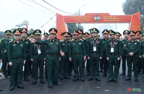 View - 	ກວດກາງານພົບປະແລກປ່ຽນມິດຕະພາບປ້ອງກັນຊາດເຂດຊາຍແດນ ຫວຽດນາມ-ລາວ ຄັ້ງທີສອງ ຮອບສຸດທ້າຍ