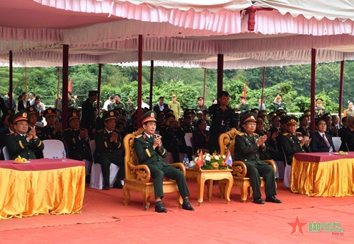 View - 	ລົງມືກໍ່ສ້າງໂຄງການສຳນັກງານກອງຮ້ອຍທະຫານຊາຍແດນ 214 ຂອງລາວ