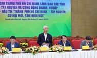 ຊຸກຍູ້ການຮ່ວມມືລະຫວ່າງນະຄອນໂຮ່ຈີມິນ ແລະ ບັນດາແຂວງ ໄຕງວຽນ