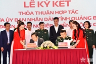 ແຂວງກວ໋າງບິ່ງ ຮ່ວມມືກັບກຸ່ມບໍລິສັດ Viettel ໃນການຫັນເປັນດີຈີຕອນ
