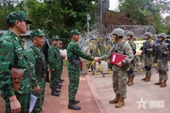 ທະຫານຊາຍແດນແຂວງດ້ຽນບຽນ ເລີ່ມດໍາເນີນການລາດຕະເວນສອງຝ່າຍປີ 2025