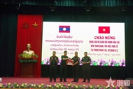 ຄະນະປະຕິບັດງານກອງທັບປະຊາຊົນລາວ ໄປຢ້ຽມຊົມ ແລະທັດສະນະສຶກສາຢູ່ກອງພັນໃຫຍ່ 165